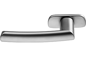 Original Roto Fenstergriff | Fenster Griff für Dachfenster der Baureihe R6 und R8 Kunststoff | Farbe Silber