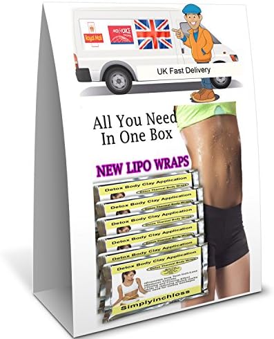 HOT DEAL 6 PACK COMBO slimming body lipo clay wrap it work 4 inch loss weight watcher