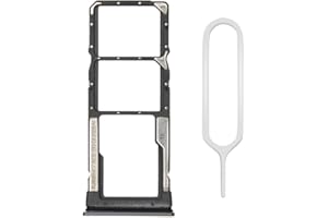 MMOBIEL Dual SIM Kartenhalter Kompatibel mit Xiaomi Redmi 9 Power - 6.53 inch - 2020 - SIM Card Tray Schlitten - Inkl. SIM Pin - Schwarz