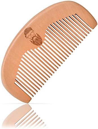 Schiller Bach Beard Wooden Comb Anti-static Peach Wood Comb for Real Men Pocket Comb for the perfect Beard Care