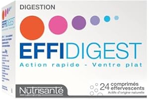 VITAVEA Nutrisanté Effidigest Enzyme Digestive 24 Comprimés