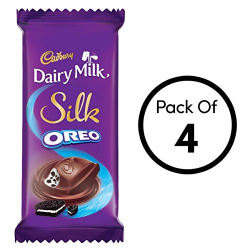 Cadbury Dairy Milk Silk Oreo Chocolate Bar, 130 gm (Pack of 4)