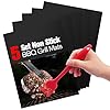 Bbq Grillmatte 5er Set Irainy Antihaft Barbecue Grill Matten W 1 Silikon Basting Brush Fr Gas Kohle Ofen Elektrogrill Bis 260cfda Zulassung