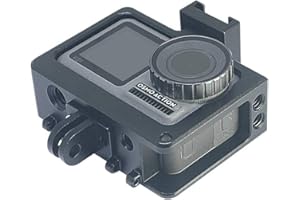 Venidice Kamera-Schutzkäfig-Gehäuse, Zubehör für DJI OSMO ACTION, Schwarz