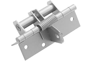 JAYRUIT Charnière de ferme-porte automatique dissimulée, fermeture automatique pour une fermeture sécurisée (argent)