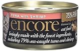 Encore Cat Food Tin Tuna and Shrimp, 70g, Pack of 18
