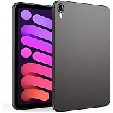 Forzacase iPad Mini (A17 Pro) Tablet ile Uyumlu Silikon Kılıf Siyah - FC155