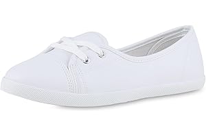 VAN HILL Damen Sportliche Ballerinas Flach Bequem Schuhe