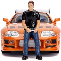 Jada Fast & Furious 1:18 Toyota Supra Die-cast Car & 3