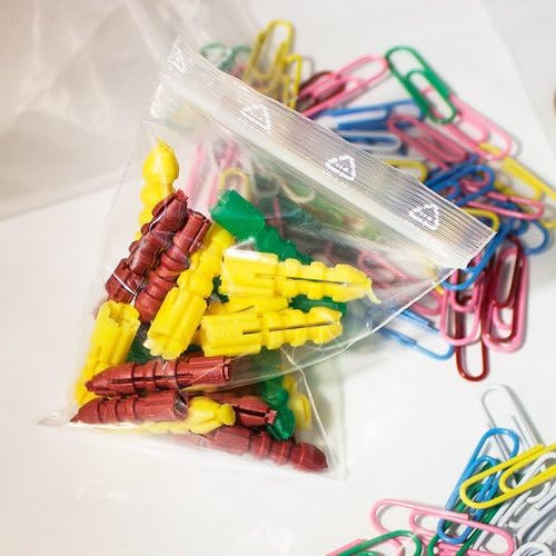 Press-Seal Bags Pack of 100 Standard / 70 x 100 MM 50 µm resealable Zip bag