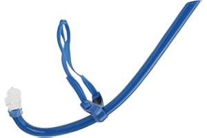 Deror Snorkel da Nuoto, boccaglio Montato frontalmente con Silicone, boccaglio per l'allenamento del respiro