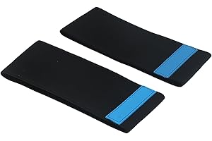 Lecreatekit Fundas para patines de alta calidad, doble capa para protección, adecuadas para zapatos planos (tamaño M (tamaño 34-38), color negro)