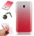 Produktbild TPU Luxus Glitzer Case Cover Galaxy J3 J310 (2016) 5,0 Zoll) Hülle mit Kratzfeste Stoßdämpfende Strass Shining Sparkle Schutzhülle Ultra Thin Light Kristall Schutz Matt Schale Bumper für Samsung Galaxy J3 J310 (2016) 5,0 Zoll) +Staubstecker (4RR)