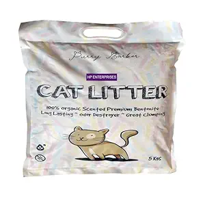 World's No 1 Pussy Barker 5KG Smart Ball Shaped White Bentonite Cat Litter.