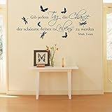 Wandtattoo - Clickzilla - A320 - Gib jedem Tag die Chance der schönste deines Lebens zu werden