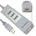 Produktbild Inateck 3-port USB 3.0 HUB & Datenkabel High-Speed USB 2.0 PC zu PC, Mac zu PC, PC zu Mac, Smart KM Linkkabel