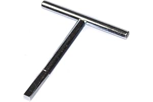 Thunderfix T Bar Key Square Tapered End 6.5mm x 6.5mm Silver Pin Tumbler Lock Key Unlock