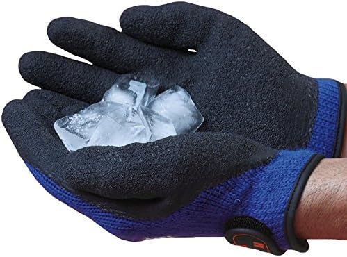 Ice Winter Gloves - Resistance to extreme temperatures below -22C. By Easy Off Gloves. (Extra Large)