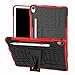 Produktbild JINXIUCASE Handyhülle Fall, Dual Layer Hybrid Armor Kickstand 2 in 1 stoßsicherer Tablet-Schutzhülle für iPad Pro 11 Zoll (Release 2018) (Farbe : Rot)