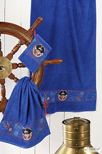 Capt'n Sharky 1481349400 Dyckhoff 1x Kinderduschtuch 70 x 130 cm, 400, blau