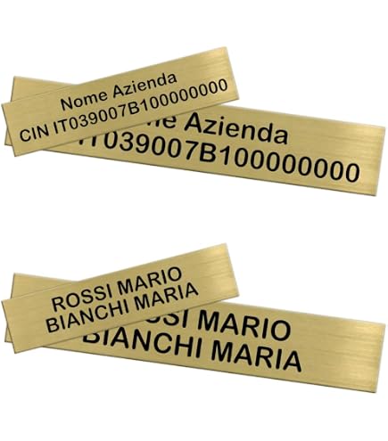 Targa Porta Personalizzata In Legno Compensato 180x66 Mm – Testo Inciso Color Seppia, Forma Ad Arco