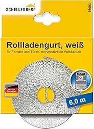 Schellenberg 36003 Rollladengurt 23 mm x 6,0 m - System MAXI, Rolladengurt, Gurtband, Rolladenband