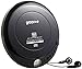 Price comparison product image Black Color Groov-e GVPS110 Retro Series Personal CD Player with Earphones.