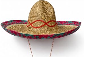 Brandsseller Sombrero mexikohatt stråhatt festhatt solhatt strandhatt