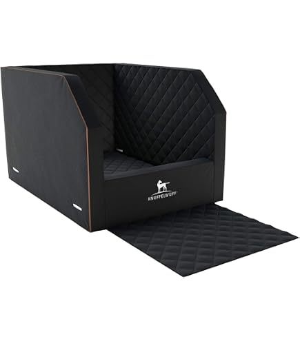 Travelmat PLUS Kofferraumbett Für Hunde – 110 X 90 Cm, Kunstleder Schwarz, Wasserabweisend