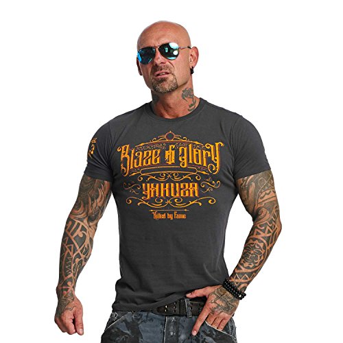 Yakuza Original Herren Blaze N Glory T-Shirt Yakuza Original Herren Blaze N Glory T-Shirt