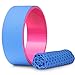 Produktbild MoKo Yoga Wheel Yoga Rad Yoga Zubehör ,Yoga-Rolle zur schonenden entlastung ihrer Wirbelsäule, Blau ( Maße:13 x3 cm,inkl. 72 "x25" Microfaser Non Slip Yoga Matten Handtuch)