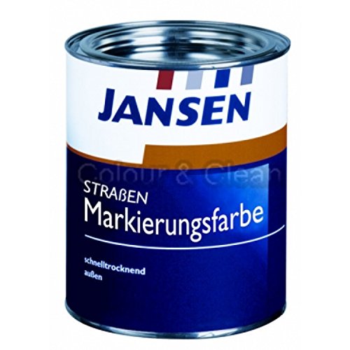 JANSEN Straßenmarkierungsfarbe 750ml Fb. weiß