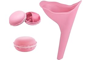 Taxually Imbuto per Pipi Donna,Dispositivo per Orinatoio Femminile in Silicone Riutilizzabile Permette alle Donne di Fare Pipì in Piedi, Cono da Donna è Perfetto per Viaggi Rosa