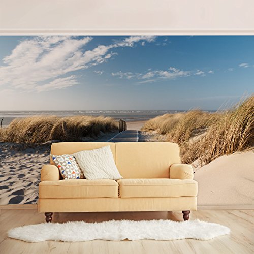 Vliestapete Premium – Ostsee Strand – Fototapete Breit Vlies Tapete Wandtapete Wandbild Foto 3D Fototapete, Größe HxB: 190cm x 288cm - 3