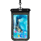 XO Su Ge&ccedil;irmez Cep Telefonu Kılıfı | PVC S&uuml;nger Destekli Dokunmatik Uyumlu Su Altı Telefon Kılıfı, Boyun Askılı Deniz, Havuz,