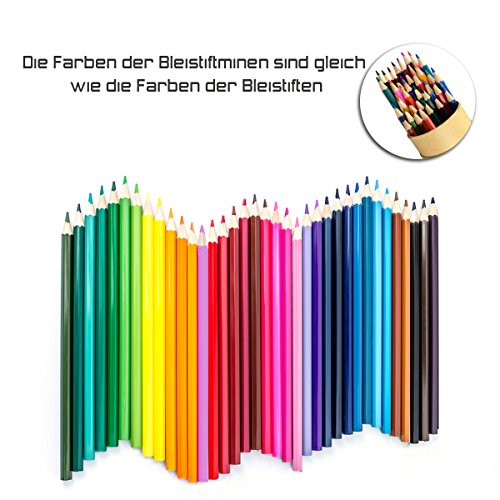 Generic Buntstifte Set (36er Pack) Hochwertige Kunst-Buntstifte für das Buntmalen der Erwachsenen, Schulprojekte, Zeichnen & mehr - 4