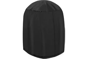 TAWDEEZ Kettle BBQ Cover Waterproof Heavy Duty Round Barbecue Covers with Storage Bag 420D Oxford Fabric Outdoor Charcoal Grill Cover Windproof/Rip-Proof/Dust-proof/Anti-UV(Ø71 x 69cm, Black)
