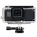 Produktbild Granvoo GP-092 Klar Wasserdichtes Gehäuse mit seitlicher Power Bank und Acryl+gehärtetes Glas Für Gopro Hero5 Schwarz Sport Kamera