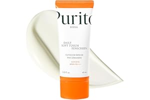PURITO SEOUL Crème solaire quotidienne, SPF50+ PA++++, Céramides, Non White Cast, Protection UVA & UVB résistante à l'eau, K-Beauty