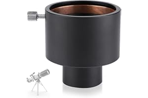 Bindpo Telescopes Mount Adapter,Metal 1.25 Inch to 2 Inch Telescope Eyepiece Adapter 31.7mm to 50.8mm Mount Adapter Compression Ring Fitting
