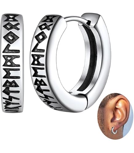 Boucles D'oreilles Unisexe En Acier Inoxydable - Cerceaux Réglables - Piercing à Boucle