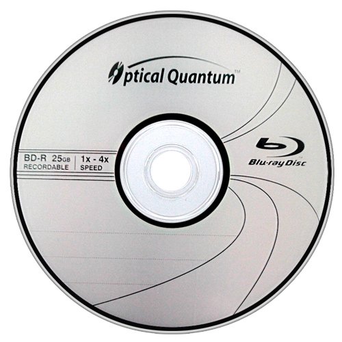Optical Quantum OQBDR04LT 4X 25 GB BD-R Single Layer Blu-Ray Recordable Logo Top 25-Disc Spindle Buy Optical Quantum OQBDR04LT 4X 25 GB BD-R Single Layer Blu-Ray Recordable Logo Top 25-Disc Spindle from Amazon.in!
