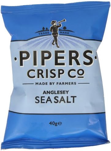 Pipers Crisps Anglesey Sea Salt (Pack of 24)