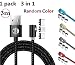 Produktbild 3 in 1L Kabel Ladegerät Typ C Magnet USB C L-Form 90 Grad rechtwinklig Kabel Schnellladung Magnet Kompatibel iPhone X, 8,7,6 Plus Sam Sung Galaxy S5, S7, S8 Apple Android Geräte