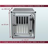 Hundebox / Alubox / Hundetransportbox / Autobox + Einlegematte Inbus-Verschraubung Größe XS