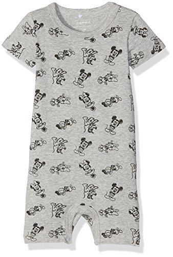 NAME IT Unisex Baby Strampler Nitmickey Rene Ss Bodysuit Mznb Wdi