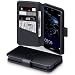 Produktbild Terrapin, Kompatibel mit Huawei P10 Lite Hülle, [ECHT LEDER] Brieftasche Case Tasche mit Standfunktion Kartenfächer und Bargeld - Schwarz
