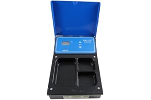 LEVIN-DENTAL Laboratorio dental Fundidor de cera Calentador de cera de 3 cajas para laboratorio dental de Control digital de Levin dental