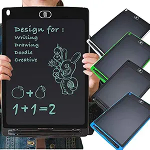 kkf LCD Writing Pad Gifts for Kids 8.5 Inch Handwriting Drawing Digital Writing Tablet and Pen with Erase Button Pack of 1,Multi Colour.