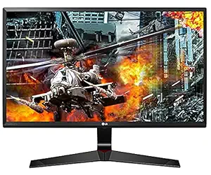 LG 60.96 cm (24 inch) Gaming Monitor - 1ms, 75Hz, AMD Freesync, Full HD, IPS Panel with VGA, HDMI, Display Port, 24MP59G (Black)